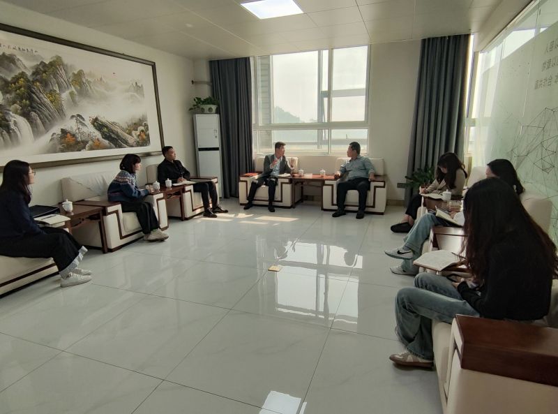Yichuan County Commission Office Gao Jian visit Longjian Group research work