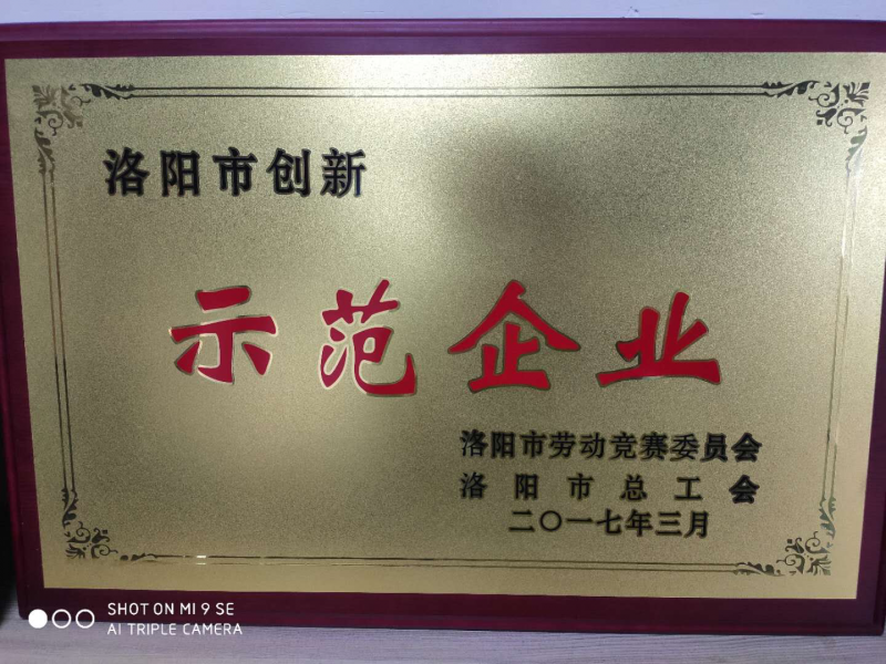 Luoyang Innovation Demonstration Enterprise