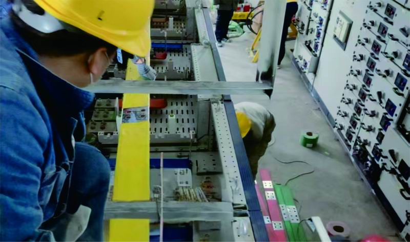 Power supply and distribution construction