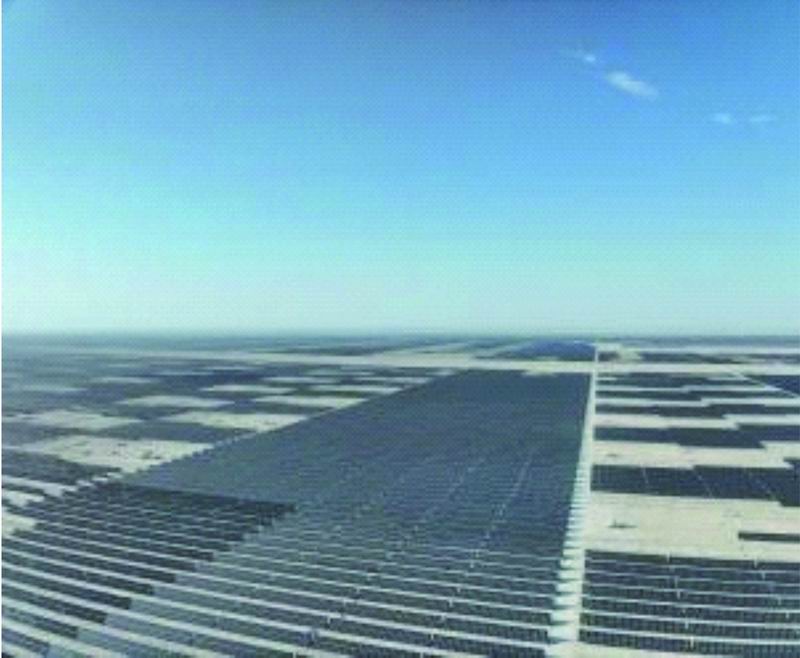 The photovoltaic project in Ruoqiang, Xinjiang